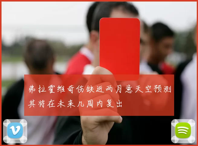 弗拉霍维奇伤缺近两月意天空预测其将在未来几周内复出